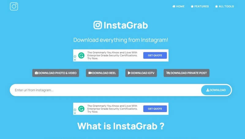 Use InstaGrab to View Private Instagram