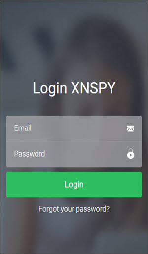 Register an Account on xnspy