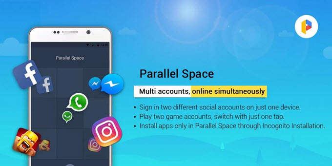 Clonar Instagram com Parallel Space