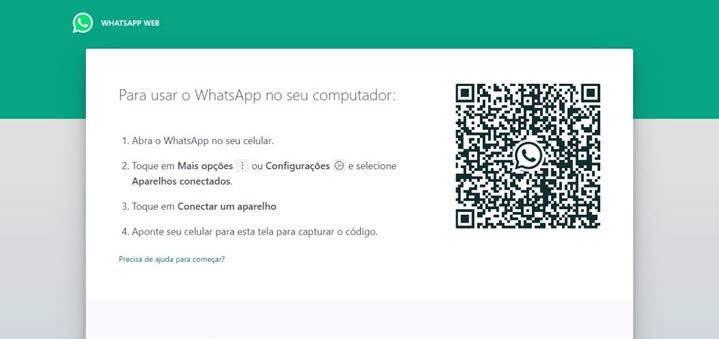 Clonar pelo WhatsApp Web