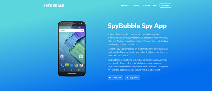 Espiando com SpyBubble