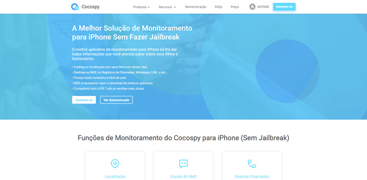 Espionando com o Cocospy