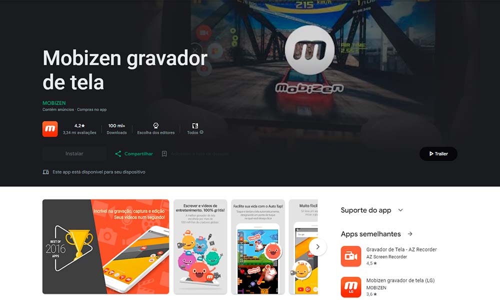 Mobizen Gravador de Tela