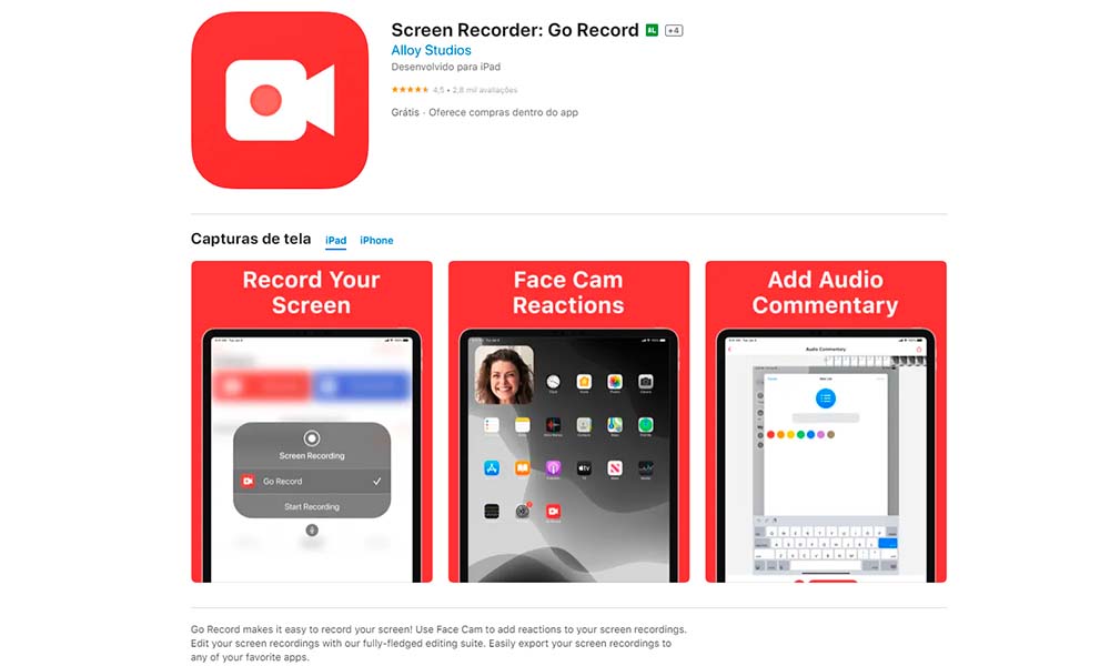 Screen Recorder Go Record