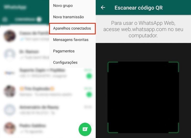 Zapin para monitorar WhatsApp