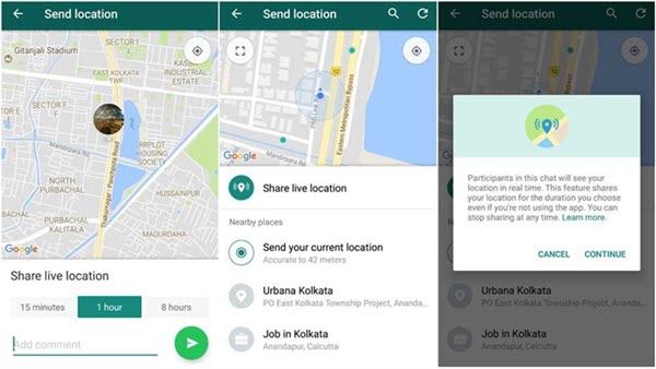 Como usar o WhatsApp para rastrear celular pelo Google Maps