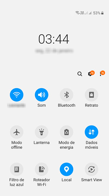 Desativando a localização do Android