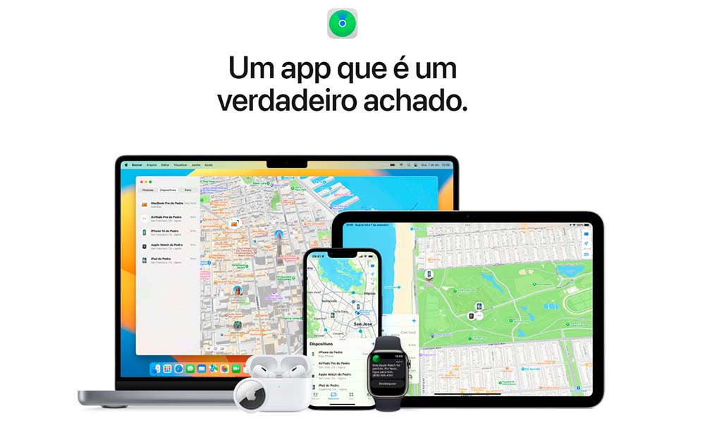 Localizar o iPhone de outra pessoa com Buscar