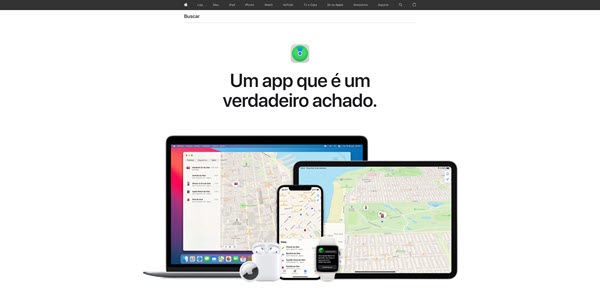 Rastreando com o Find My