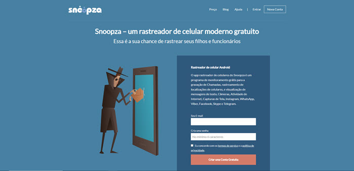 Rastreando com o Snoopza