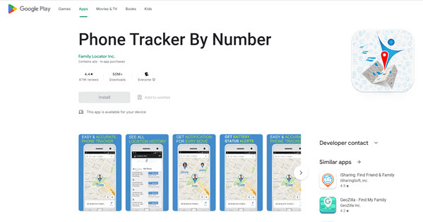 Rastrear um número com Phone Tracker By Number