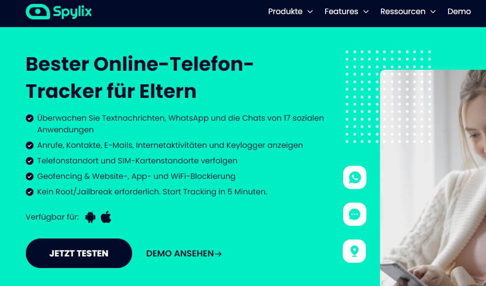 Spylix-WhatsApp Online-Aktiv&auml;ten Checker