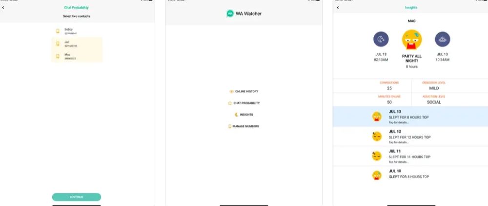 Wa Watcher WhatsApp Online-Aktivit&auml;ten Checker