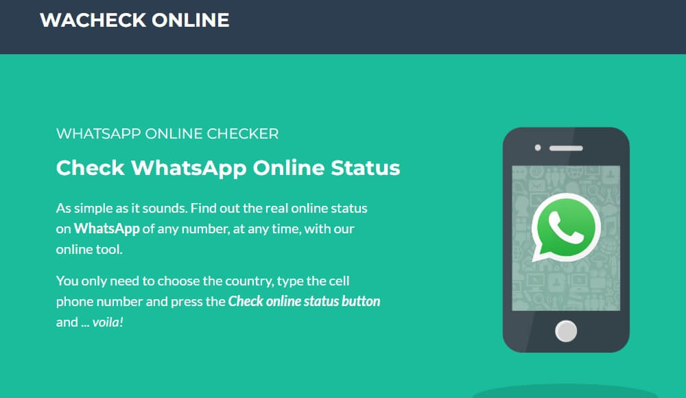 Wacheck.Online WhatsApp-Aktivit&auml;ten Checker