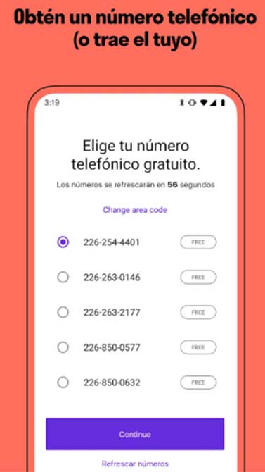 Obtén un número virtual temporal para clonar WhatsApp