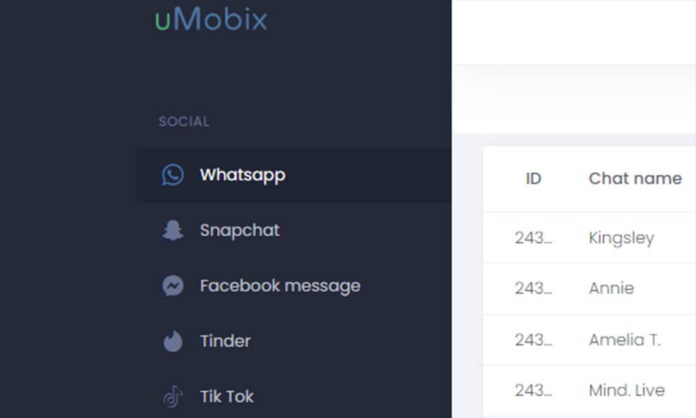 uMobix monitorea y clona cuentas de WhatsApp