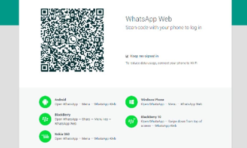 WhatsApp web es una alternativa