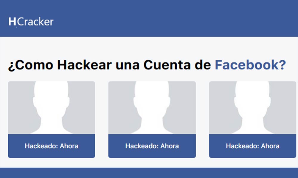 Hackear Facebook online con Hcracker