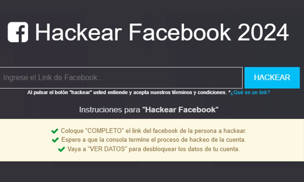 Usar Hackearpro para monitorear Facebook en línea