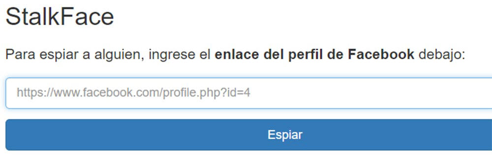 Usar Stalkface para entrar a Facebook sin contraseña ni correo