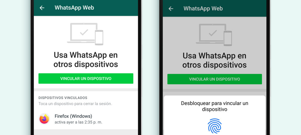 Dispositivos vinculados a tu WhatsApp