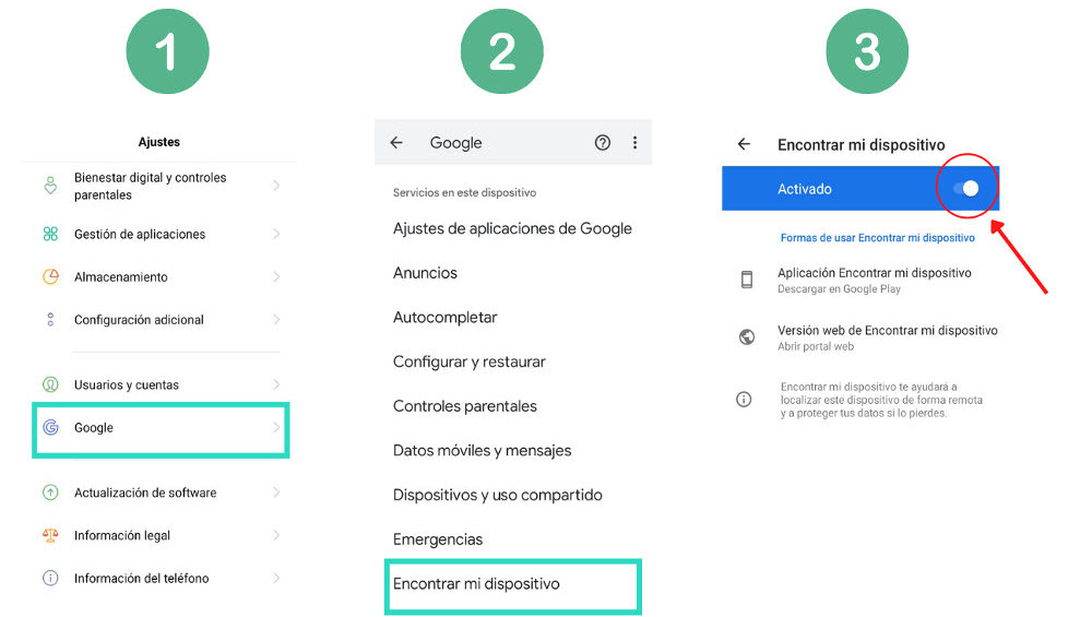 “Encontrar mi dispositivo” en Android es muy útil