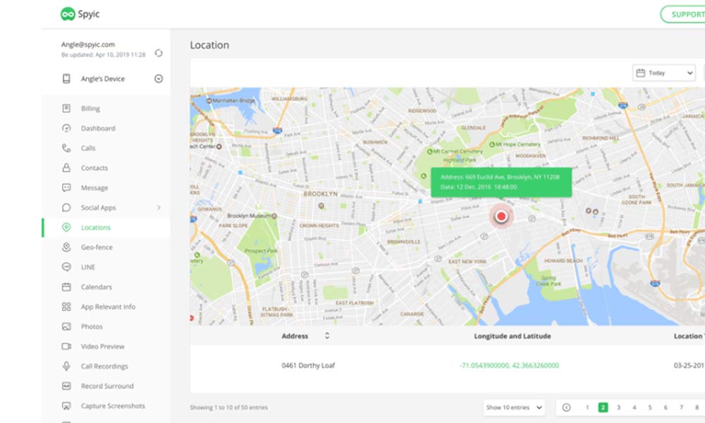 Localizar teléfono por GPS con Spyic