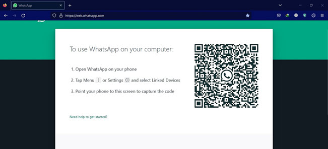 WhatsApp web