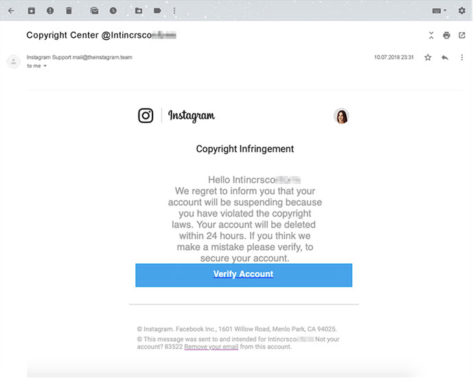 Phish: Weaknesses for Hacking Instagram Accounts