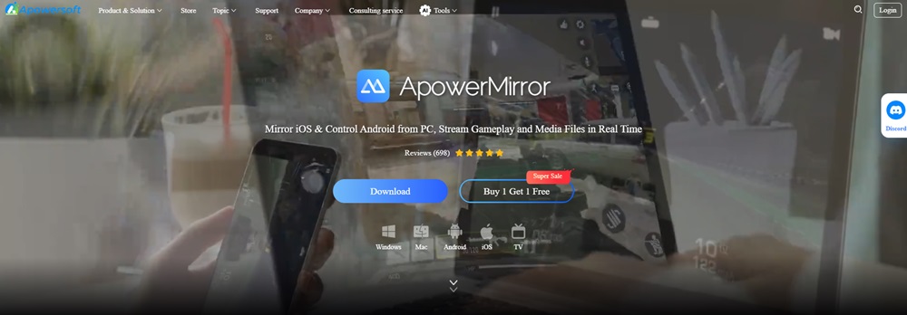 ApowerMirror software