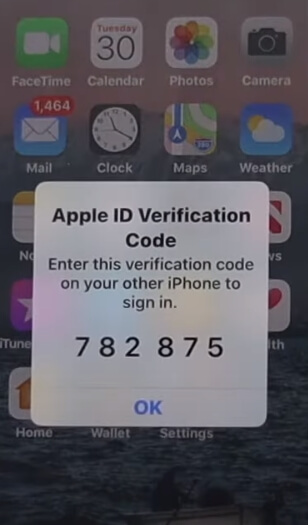 Verify iCloud login with two-factor verification