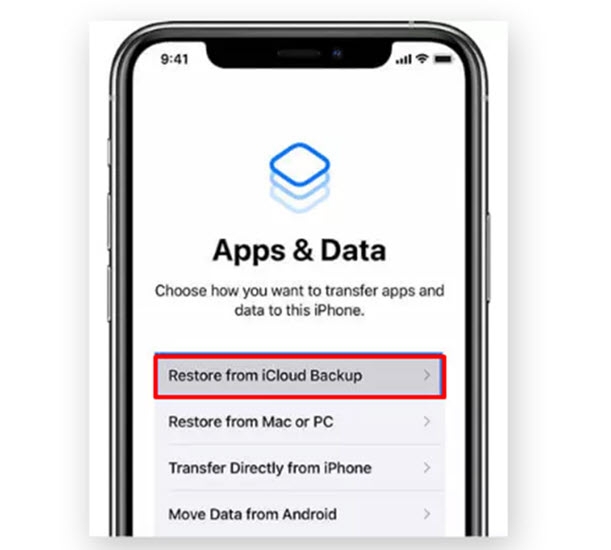 Restore Snapchat Backup from iCloud to Monitor Snapchat on iPhone
