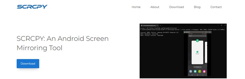 Scrcpy software