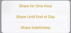 Select the Share Indefinitely Option