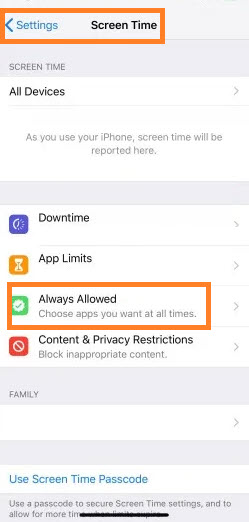 Block Apps on iPhone Directly