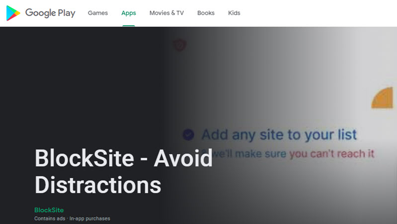 Use Google Play to Block Website