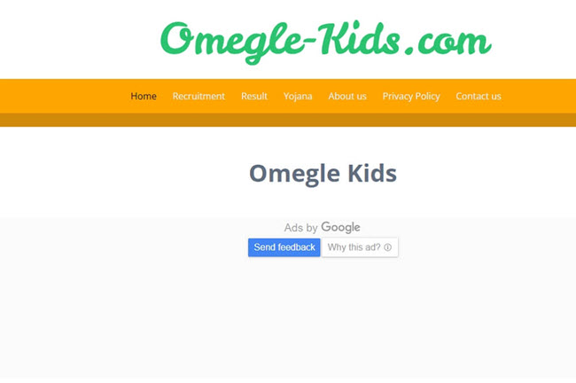 Access the Omegle kids website