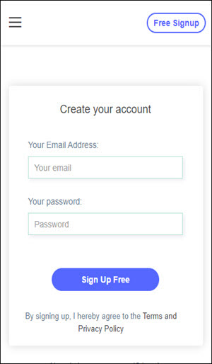 Register an Account on fonemonitor