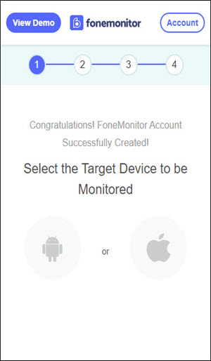 Set up fonemonitor App