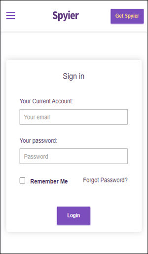 Register an Account on spyier