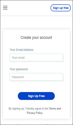 Register an Account on teensafe