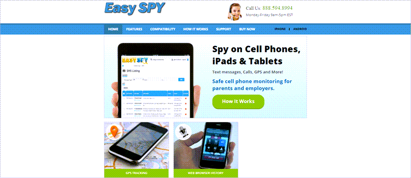 Easy Spy Web Page