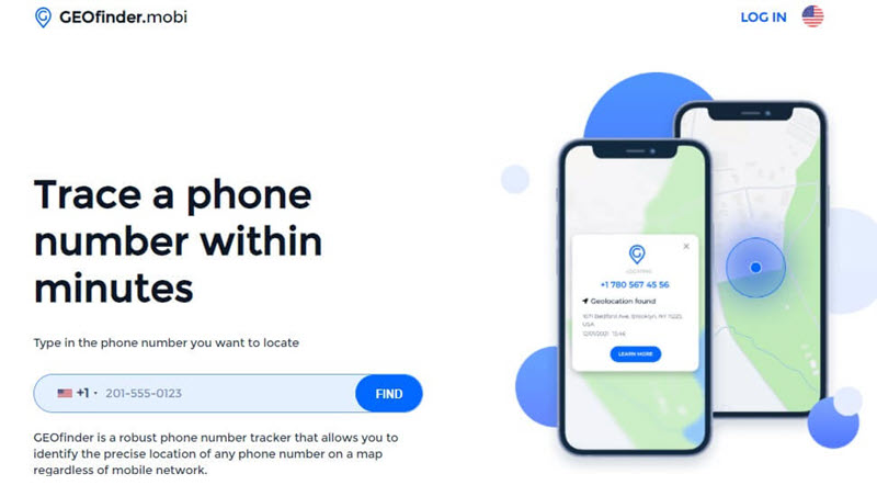 GEOfinder Phone Lookup Service to Track Someone's Location with Phone Number