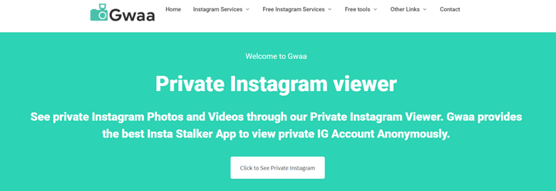 Use Gwaas to Instagram Private Account Viewers