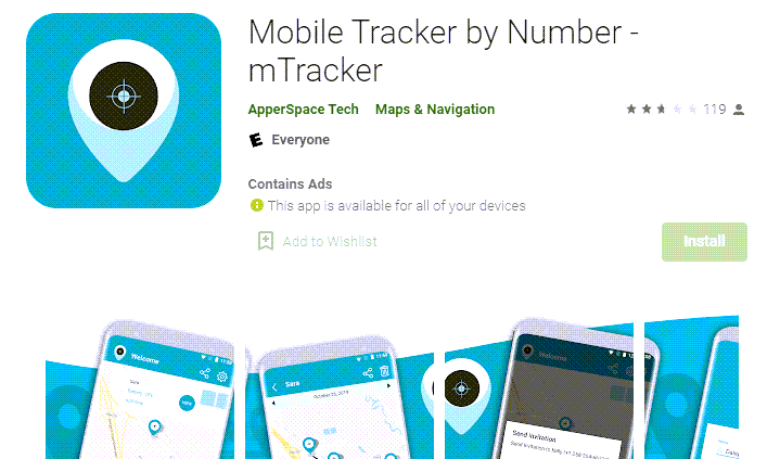 Number Tracker mTracker