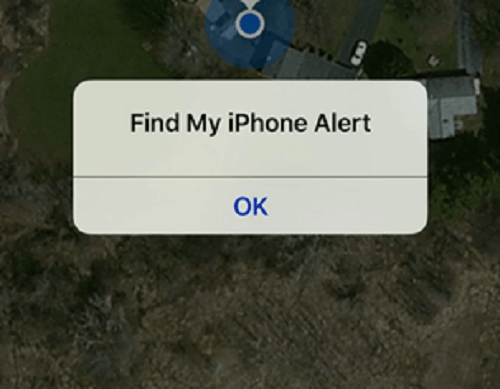 Using Find My iPhone Alert Function to Find Your Target Phone