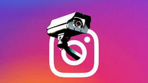Instagram Icon Surveillance Camera