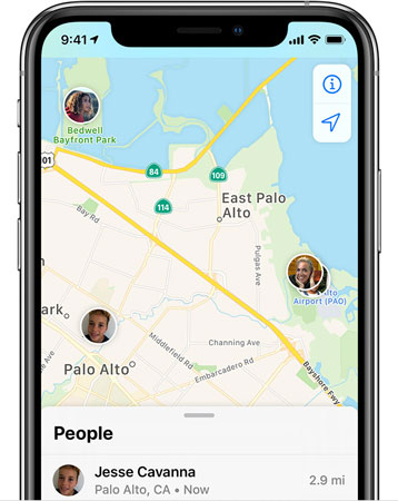 Location Setting on iPhone Can Be Used for Sharing Location with Friends