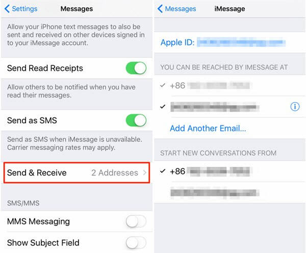 Messages and iMessage Sync
