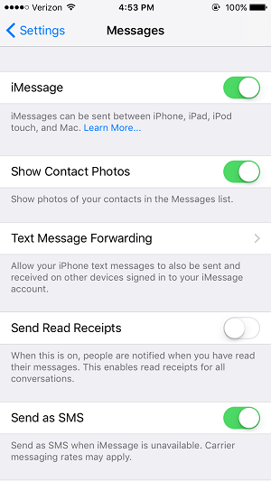 Messages Sync